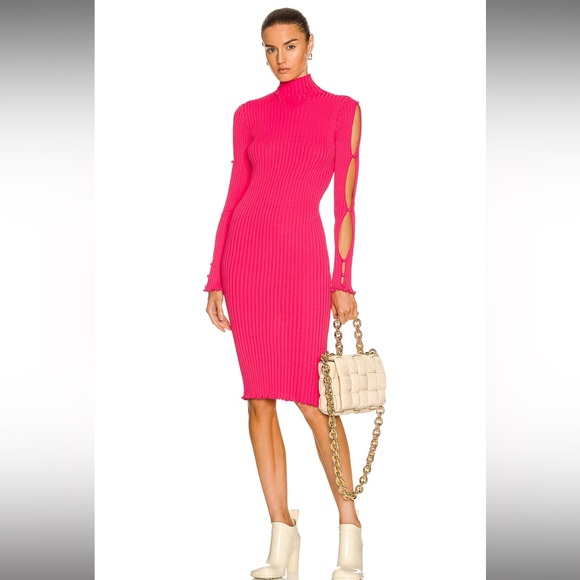 Bottega Veneta Rib Knit Dress - Picture 8 of 8